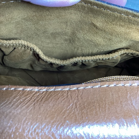 Patricia Nash Riot Rust Rocca Saddle Purse - Picture 5 of 10